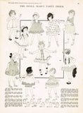 Ladies Home Journal 3591: 1920s Toddler Girls Dress Sz 6 Vintage Sewing Pattern