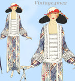 Ladies Home Journal 3735: 1920s Uncut Rare Tea Dress 40 B Vintage Sewing Pattern