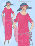 Ladies Home Journal 3776: 1920s Rare Uncut Misses Frock 34 B VTG Sewing Pattern