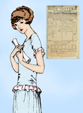 Ladies Home Journal 3900: 1920s Uncut Misses Dress 34 B Vintage Sewing Pattern