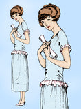 Ladies Home Journal 3900: 1920s Uncut Misses Dress 34 B Vintage Sewing Pattern