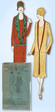 1920s VTG Ladies Home Journal Sewing Pattern 4914 Uncut Womens Flapper Dress 38B