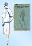 1920s VTG Ladies Home Journal Sewing Pattern 4982 Uncut Capped Flapper Dress 34B