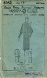 1920s VTG Ladies Home Journal Sewing Pattern 4982 Uncut Capped Flapper Dress 34B