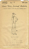 1920s VTG Ladies Home Journal Sewing Pattern 5092 Uncut Girls Flapper Dress Sz 8