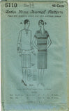 1920s VTG Ladies Home Journal Sewing Pattern 5110 Uncut Flapper Dress Size 36 B