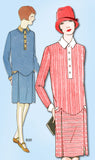 1920s Vintage Ladies Home Journal Sewing Pattern 5137 FF Girls Flapper Dress 10