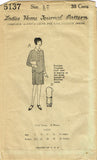 1920s Vintage Ladies Home Journal Sewing Pattern 5137 FF Girls Flapper Dress 10