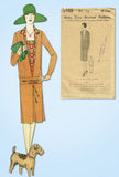 1920s VTG Ladies Home Journal Sewing Pattern 5155 Uncut Misses Flapper Dress 36B