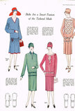 1920s VTG Ladies Home Journal Sewing Pattern 5163 Uncut Misses Flapper Dress 36B