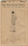 1920s VTG Ladies Home Journal Sewing Pattern 5233 Uncut Girls Flapper Dress Sz 8