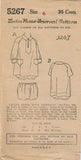 1920s VTG Ladies Home Journal Sewing Pattern 5267 Uncut Girls Bloomer Dress Sz 6