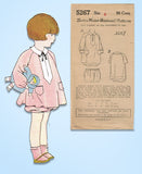 1920s VTG Ladies Home Journal Sewing Pattern 5267 Uncut Girls Bloomer Dress Sz 6