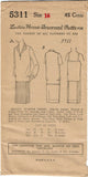 1920s VTG Ladies Home Journal Sewing Pattern 5311 Uncut Misses Flapper Dress 34B