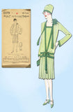 1920s VTG Ladies Home Journal Sewing Pattern 5379 Uncut Misses Flapper Dress 36B