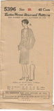 1920s VTG Ladies Home Journal Sewing Pattern 5396 Uncut Misses Flapper Dress 38B