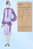 1920s VTG Ladies Home Journal Sewing Pattern 5442 Uncut Misses Flapper Dress 36B