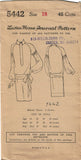 1920s VTG Ladies Home Journal Sewing Pattern 5442 Uncut Misses Flapper Dress 36B