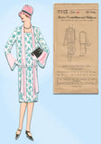 1920s VTG Ladies Home Journal Sewing Pattern 5443 FF Plus Size Flapper Dress 44B