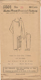 1920s VTG Ladies Home Journal Sewing Pattern 5501 Uncut Flapper Dress Size 38 B