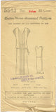 1920s Ladies Home Journal Sewing Pattern 5543 Uncut Misses Tucked Nightgown MED