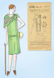 1920s VTG Ladies Home Journal Sewing Pattern 5755 FF Flapper Cocktail Dress 34B - Vintage4me2