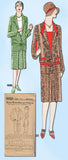 1920s VTG Ladies Home Journal Sewing Pattern 5929 Uncut Ladies Flapper Dress 36B