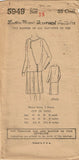 1920s VTG Ladies Home Journal Sewing Pattern 5949 FF Misses Flapper Dress Sz 36B