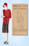 1920s VTG Ladies Home Journal Sewing Pattern 5949 FF Misses Flapper Dress Sz 36B