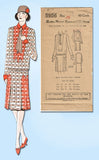 1920s VTG Ladies Home Journal Sewing Pattern 5956 Uncut Misses Flapper Dress 36B