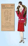 1920s VTG Ladies Home Journal Sewing Pattern 6040 Uncut Flapper Dress Sz 38 Bust