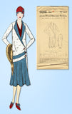 1920s VTG Ladies Home Journal Sewing Pattern 6098 Uncut Flapper Dress Sz 40 B