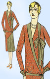 1920s VTG Ladies Home Journal Pattern 6169 Uncut Plus Size Flapper Dress 40 Bust