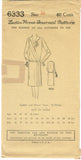 1920s VTG Ladies Home Journal Sewing Pattern 6333 Uncut Flapper Dress Size 36 B - Vintage4me2