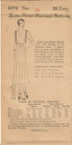 1930s VTG Ladies Home Journal Sewing Pattern 6498 FF Misses Street Dress Sz 36 B