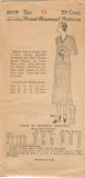 1930s Ladies Home Journal Sewing Pattern 6518 Uncut Misses Street Dress Sz 36 B