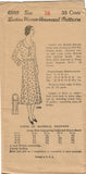 1930s VTG Ladies Home Journal Sewing Pattern 6588 FF Great Depression Dress 34B