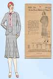 1930s VTG Ladies Home Journal Sewing Pattern 6589 FF Great Depression Suit 34B