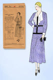 1930s VTG Ladies Home Journal Sewing Pattern 8339 FF Plus Size Street Dress 40 B