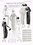 1920s VTG Ladies Home Journal Sewing Pattern 4453 Uncut Misses Slender Dress 36B - Vintage4me2