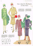 1920s VTG Ladies Home Journal Sewing Pattern 5110 Uncut Flapper Dress Size 36 B