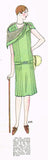 1920s VTG Ladies Home Journal Sewing Pattern 5755 FF Flapper Cocktail Dress 34B - Vintage4me2