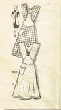 Marian Martin 9319: 1940s Misses Farm Kitchen Apron Sz SM Vintage Sewing Pattern