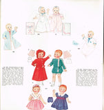 McCall 102: 1930s Bubbles & Babykin Patsy Doll Clothes Vintage Sewing Pattern - Vintage4me2