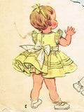 McCall 2022: 1950s Baby Dress and Slip Vintage Sewing Pattern Sz 1 Sweet Tucks - Vintage4me2