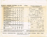 1950s Vintage McCalls Sewing Pattern 2183 Betsy Wetsy 15-17 Baby Doll Clothes