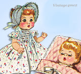 1950s Vintage McCalls Sewing Pattern 2183 Betsy Wetsy 13-14" Baby Doll Clothes