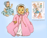 1950s VTG McCalls Sewing Pattern 2261 Uncut Betsy Wetsy 15-17 Baby Doll Clothes