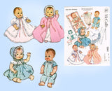 1950s VTG McCalls Sewing Pattern 2261 Uncut Betsy Wetsy 15-17 Baby Doll Clothes