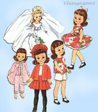 McCall 2457: 1960s Cute 8.5 In Betsy McCall Doll Clothes Vintage Sewing Pattern